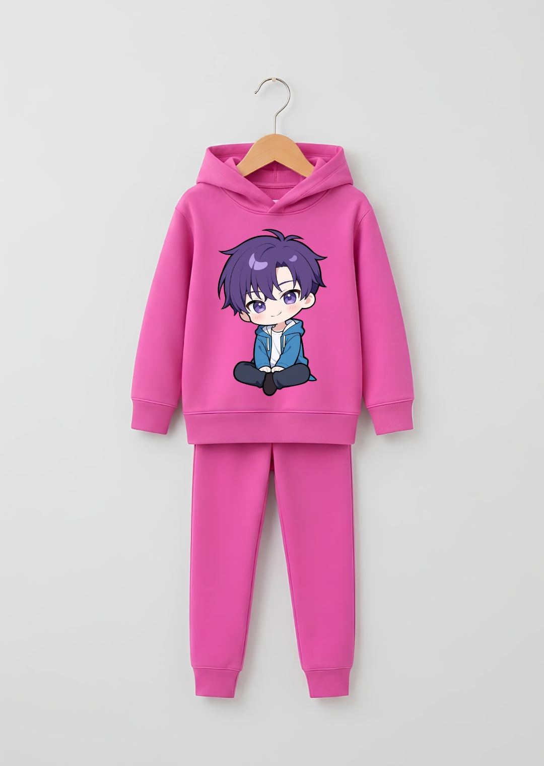 Purple Hair Anime Tracksuit