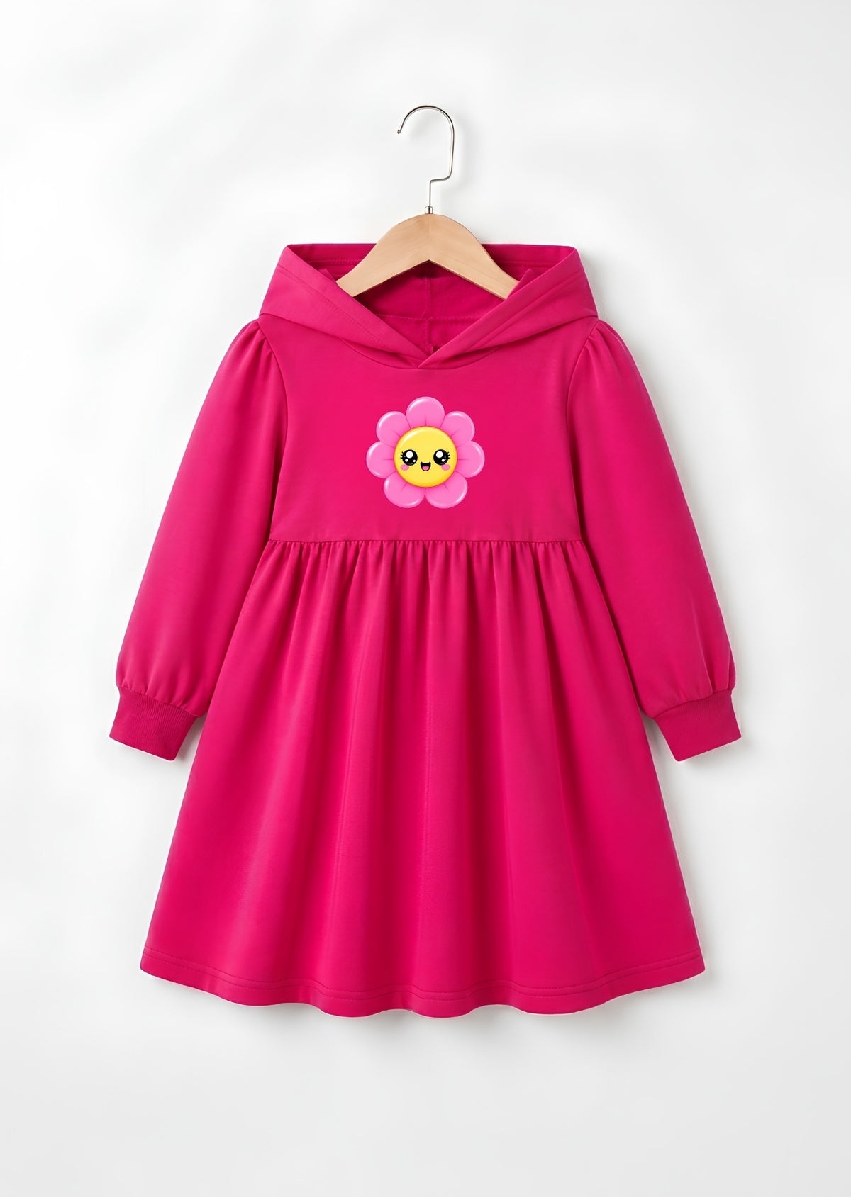 Cute Flower Printed Frock