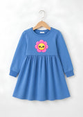 Cute Flower Printed Frock