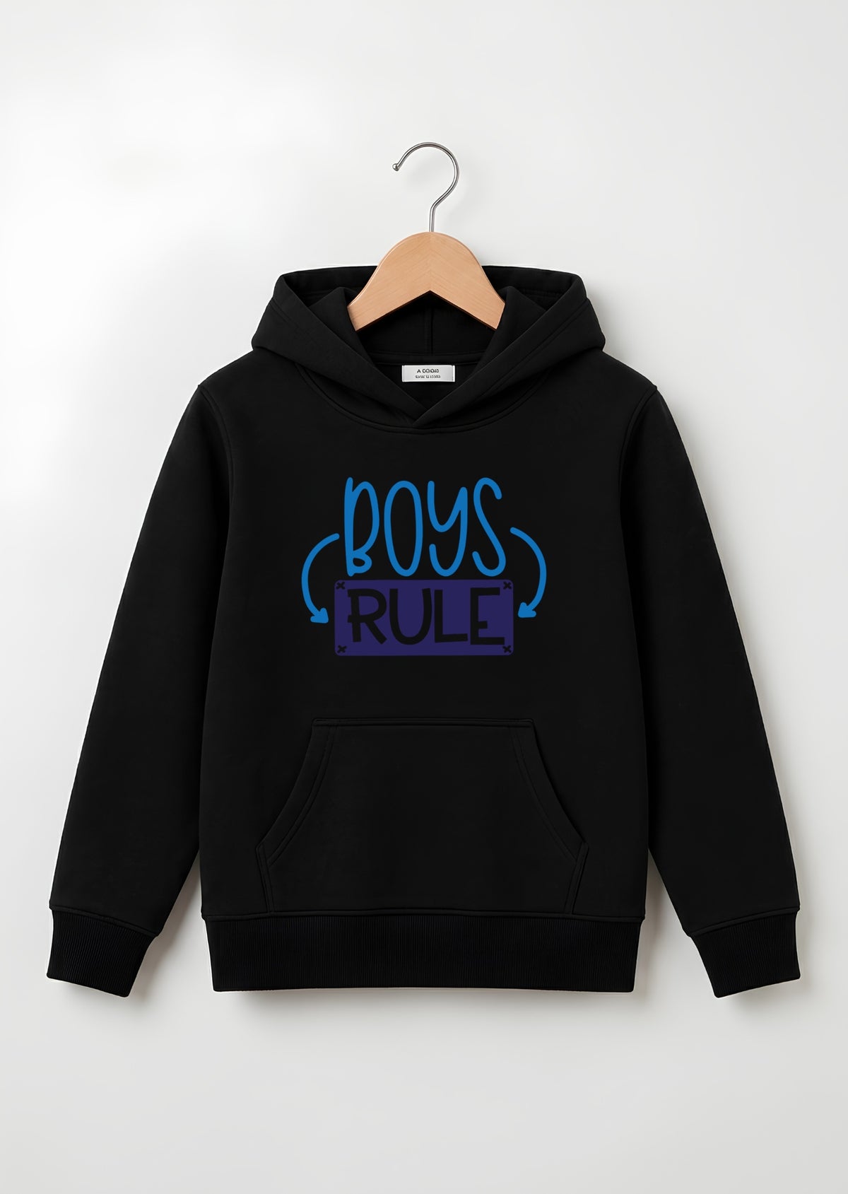 Boys Rule Graphic Hoodie