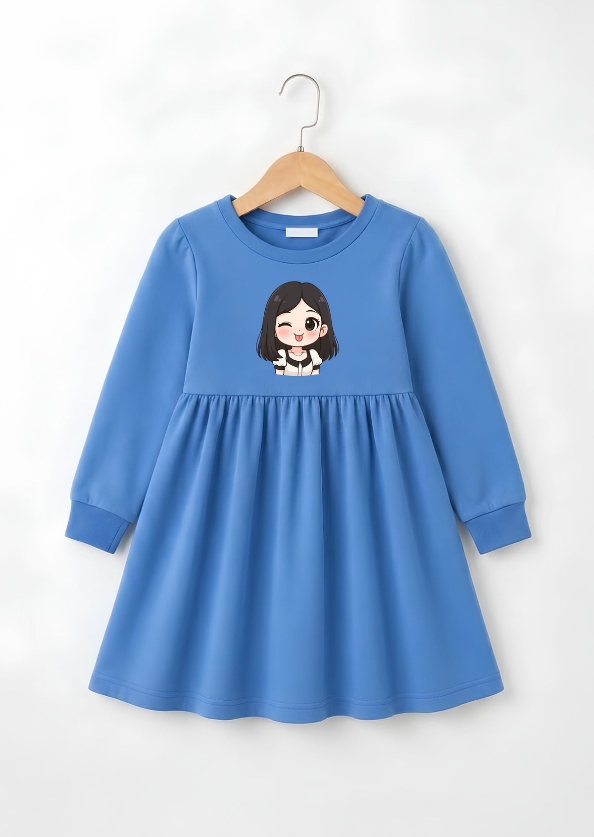 Cute Anime Graphic Frock