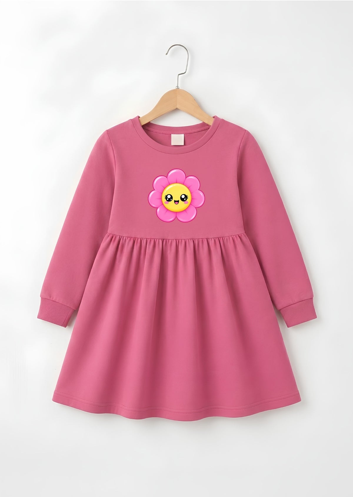 Cute Flower Printed Frock
