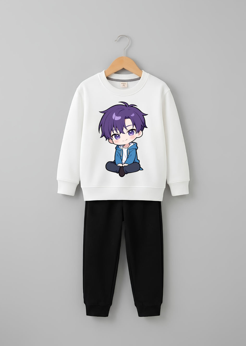 Purple Hair Anime Tracksuit