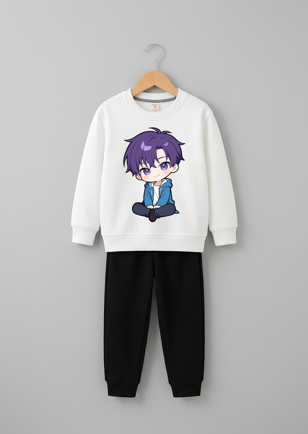 Purple Hair Anime Tracksuit