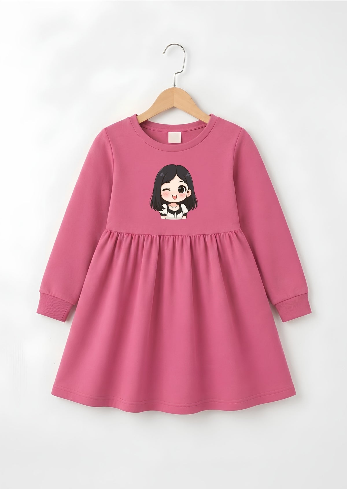 Cute Anime Graphic Frock
