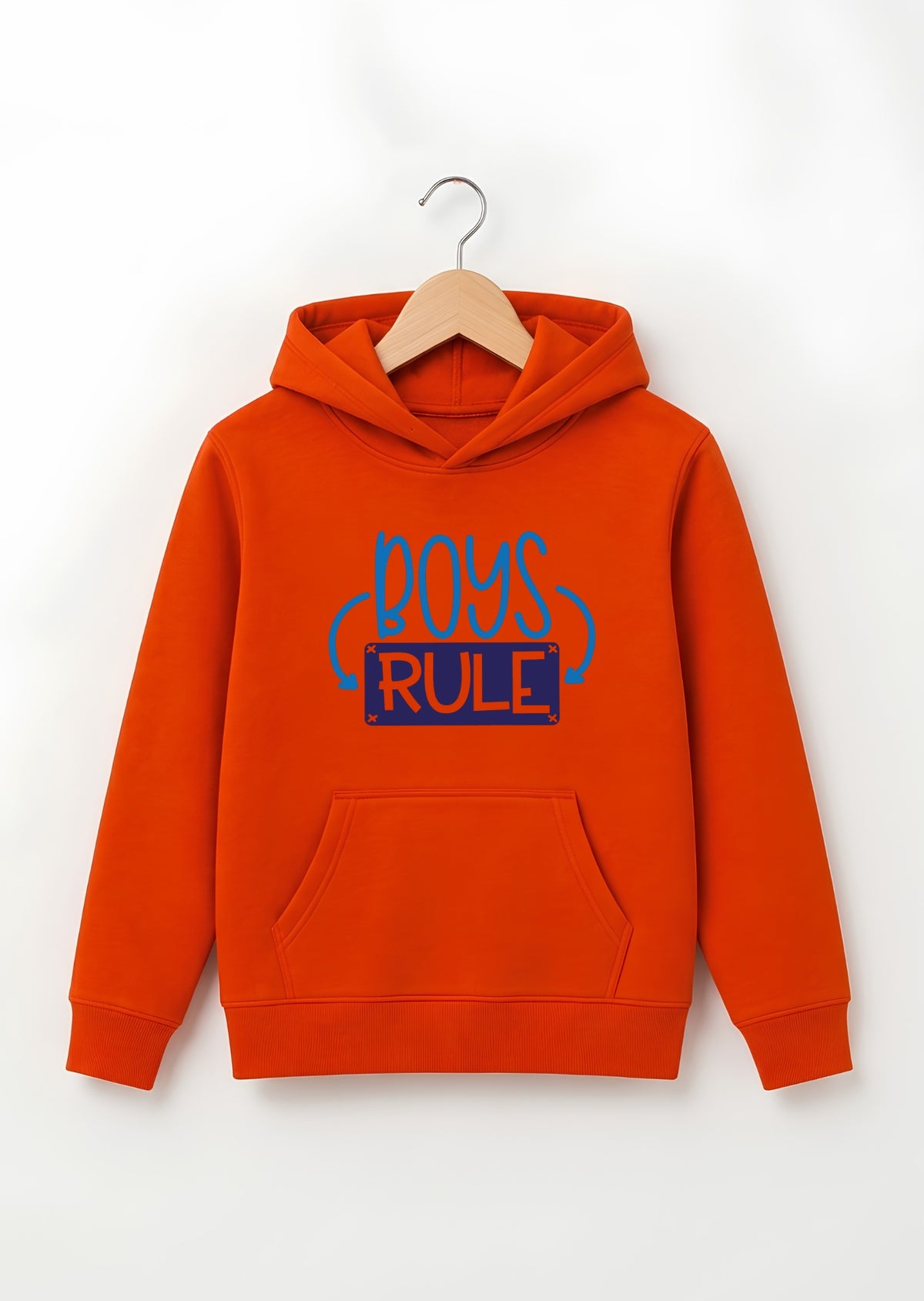 Boys Rule Graphic Hoodie