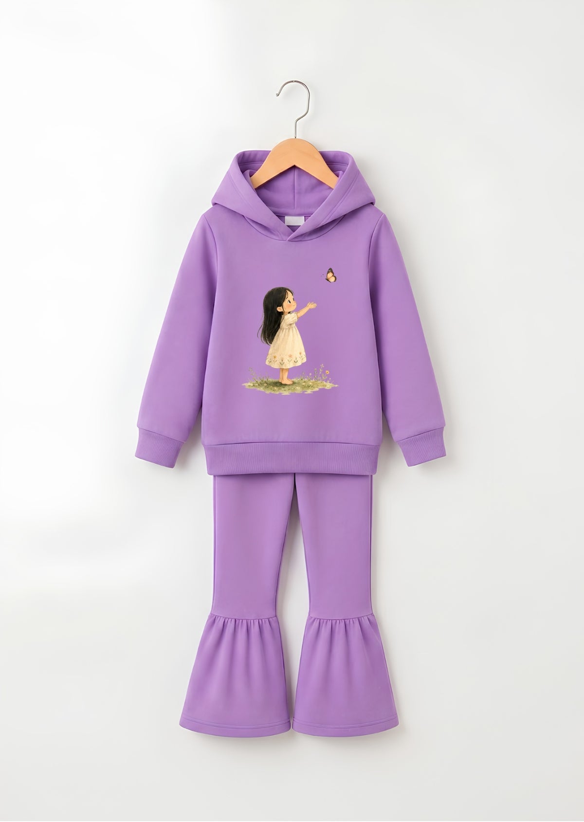 Sweet Butterfly Printed Tracksuit
