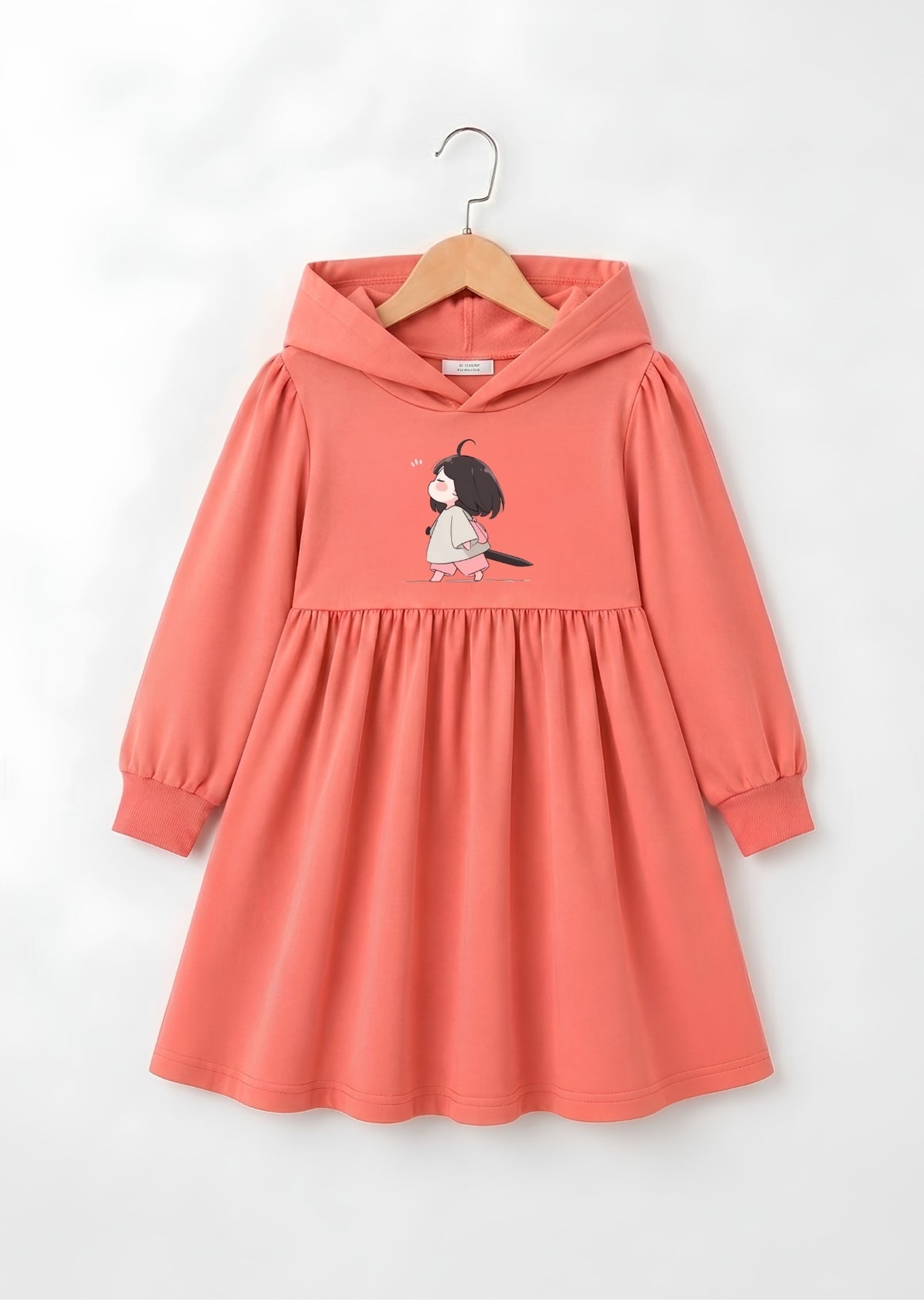 Girls Chibi Graphic Frock