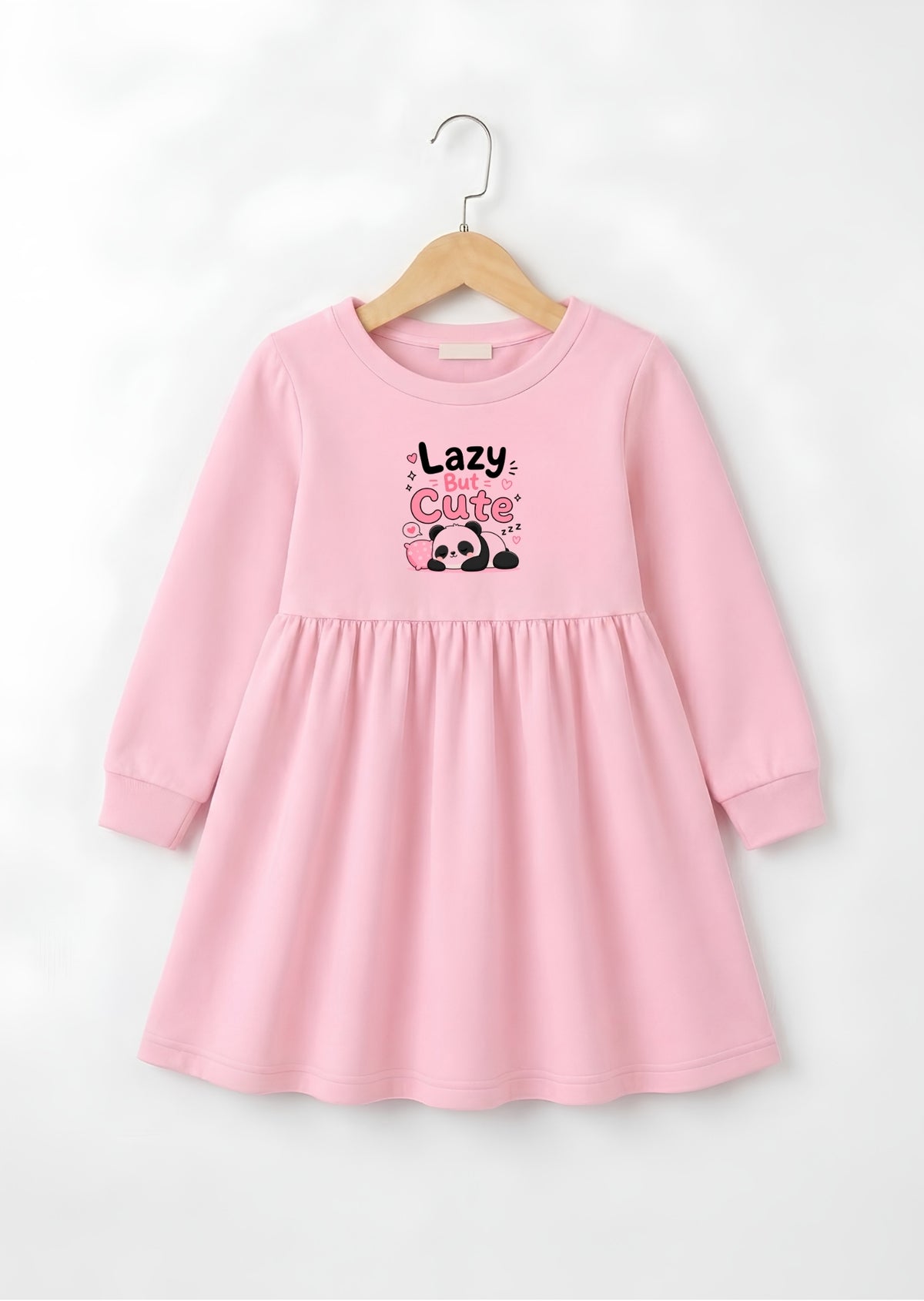 Cute Panda Print Dress