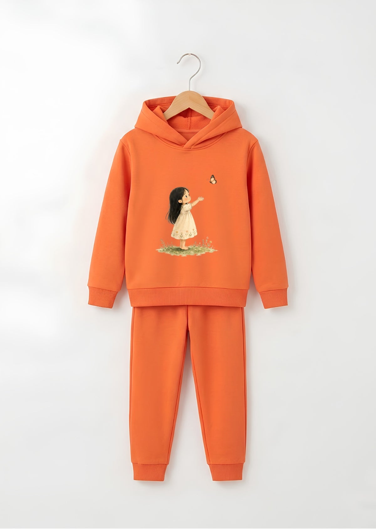 Sweet Butterfly Printed Tracksuit