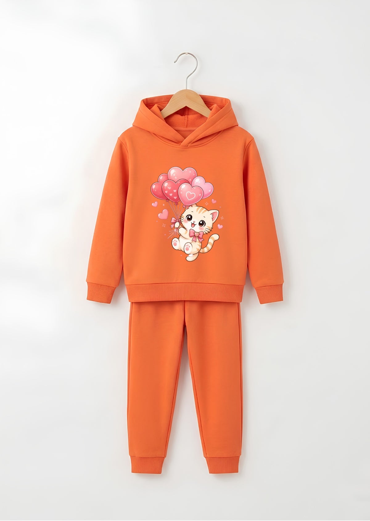 Kitty Heart Balloons Tracksuit