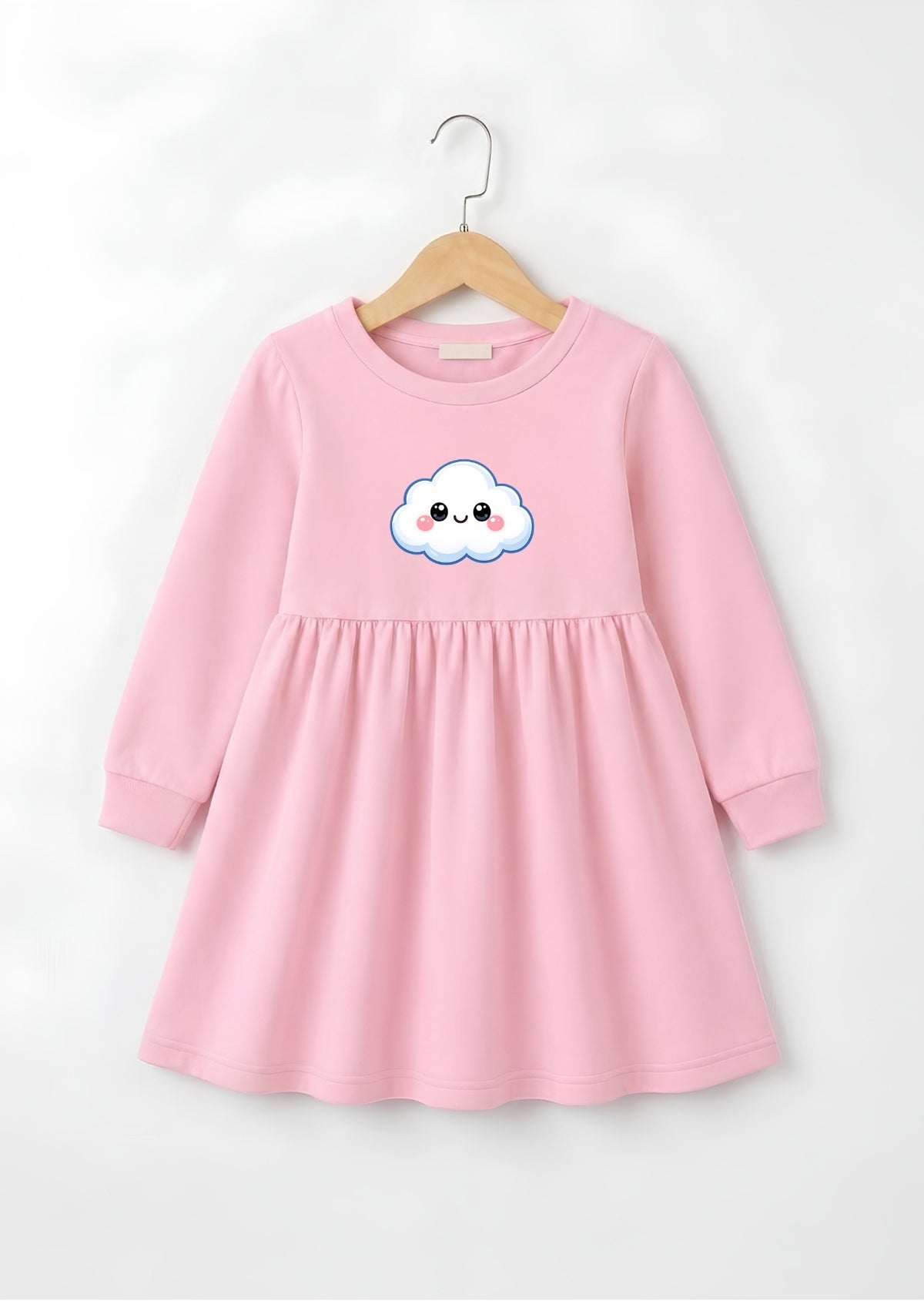 Cute Cloud Hooded Frock