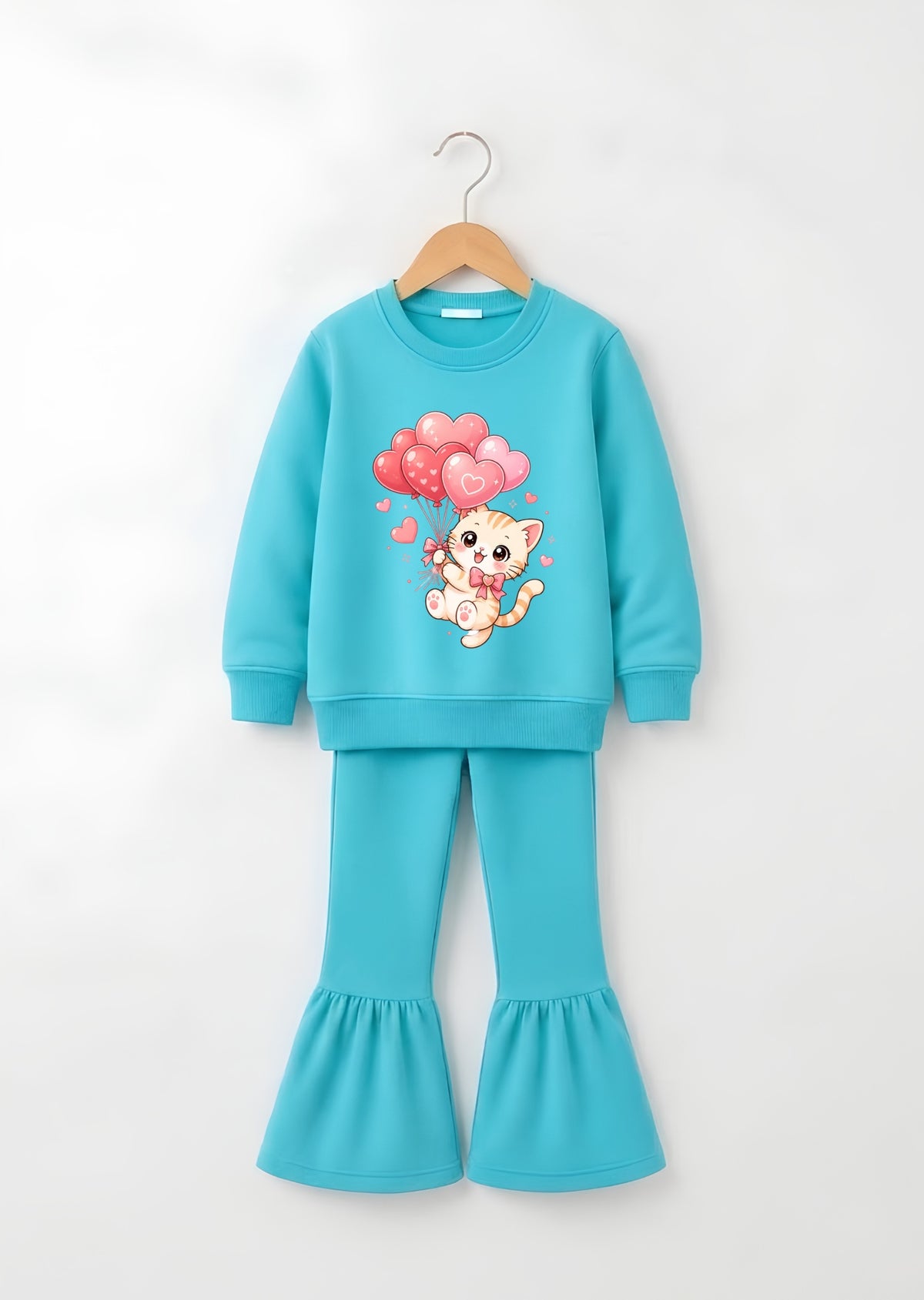 Kitty Heart Balloons Tracksuit