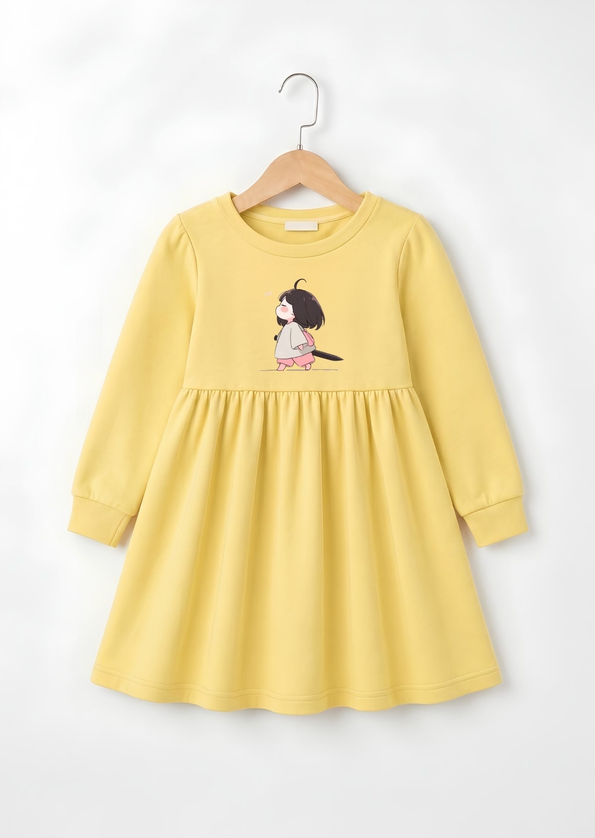 Girls Chibi Graphic Frock