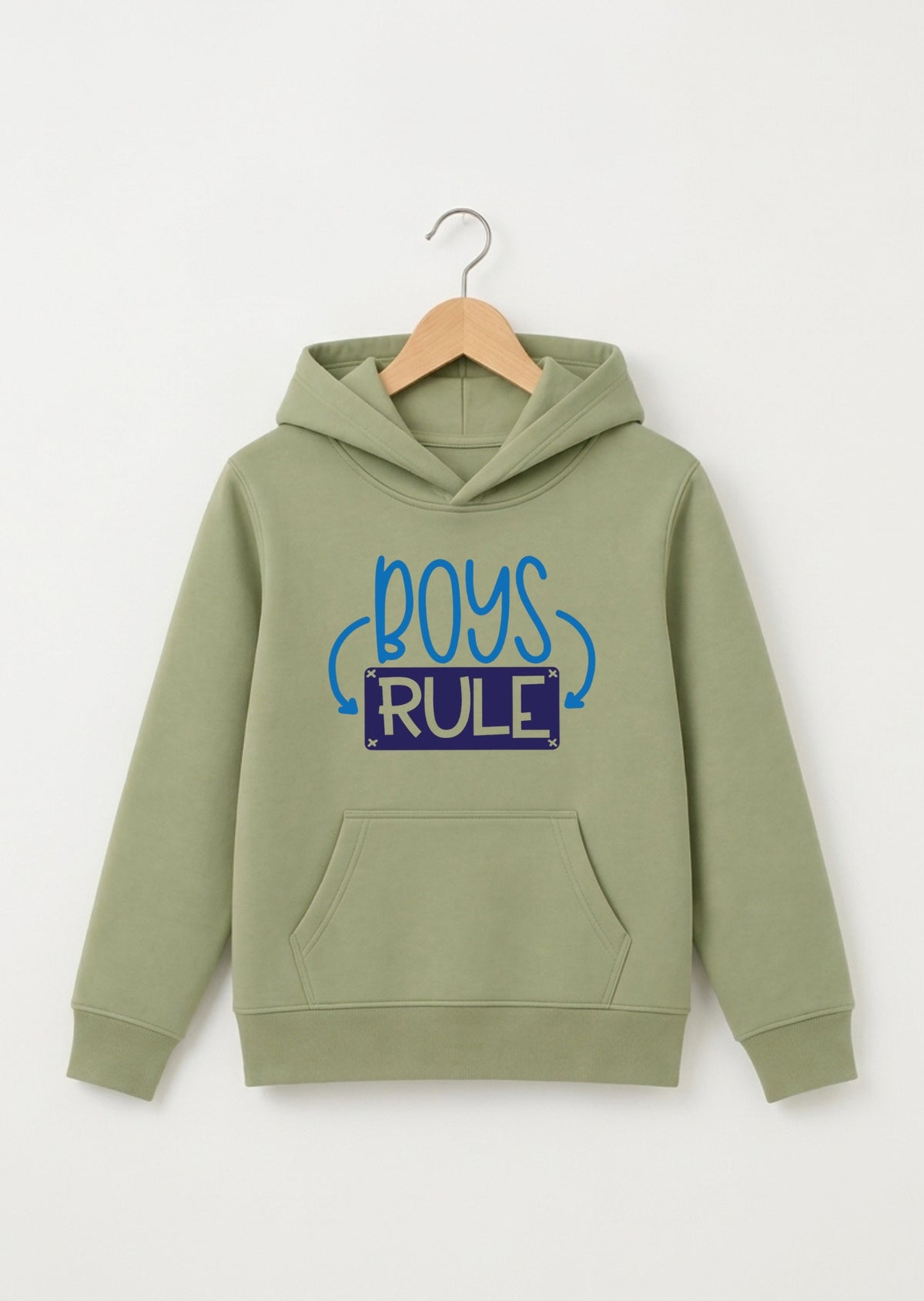 Boys Rule Graphic Hoodie
