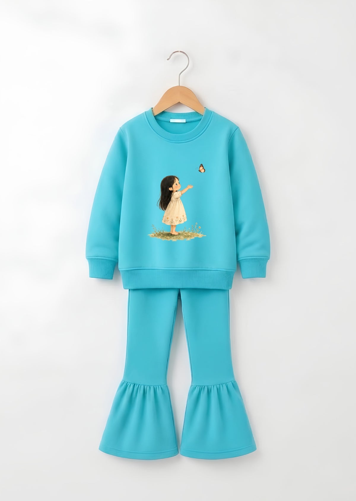 Sweet Butterfly Printed Tracksuit