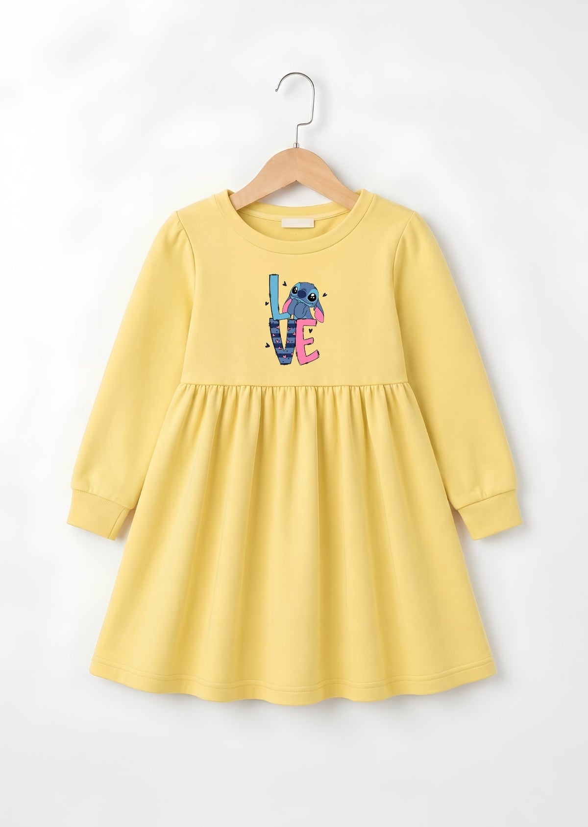 Cute Love Hooded Frock