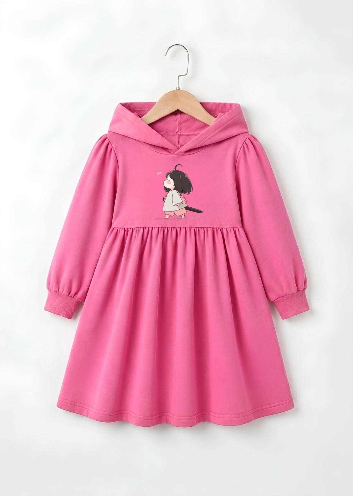 Girls Chibi Graphic Frock