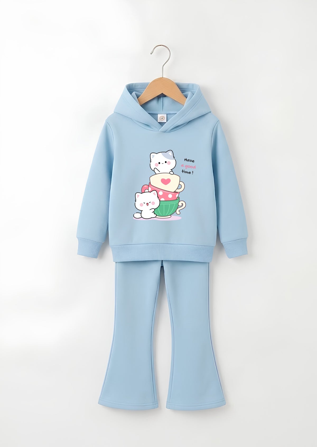 Kittens Teacup Flared Tracksuit