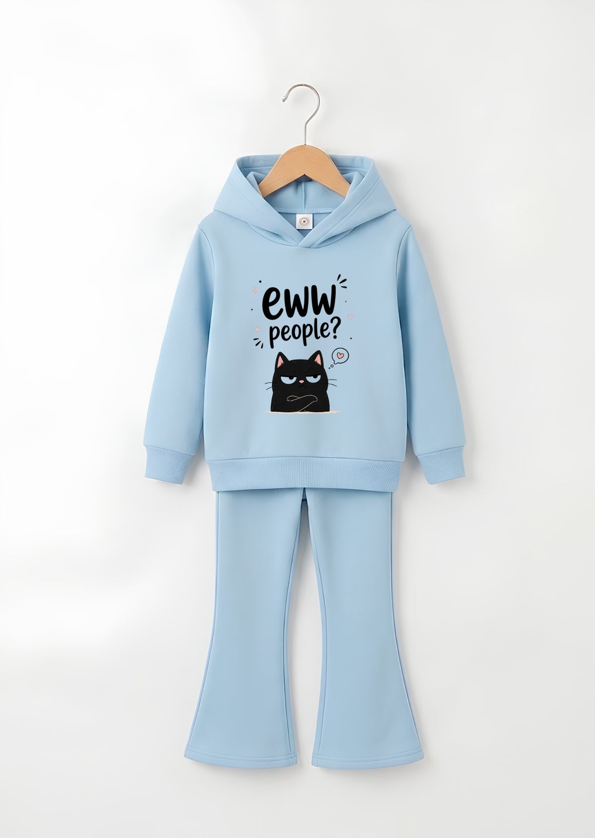 Eww People Cat Flared Tracksuit