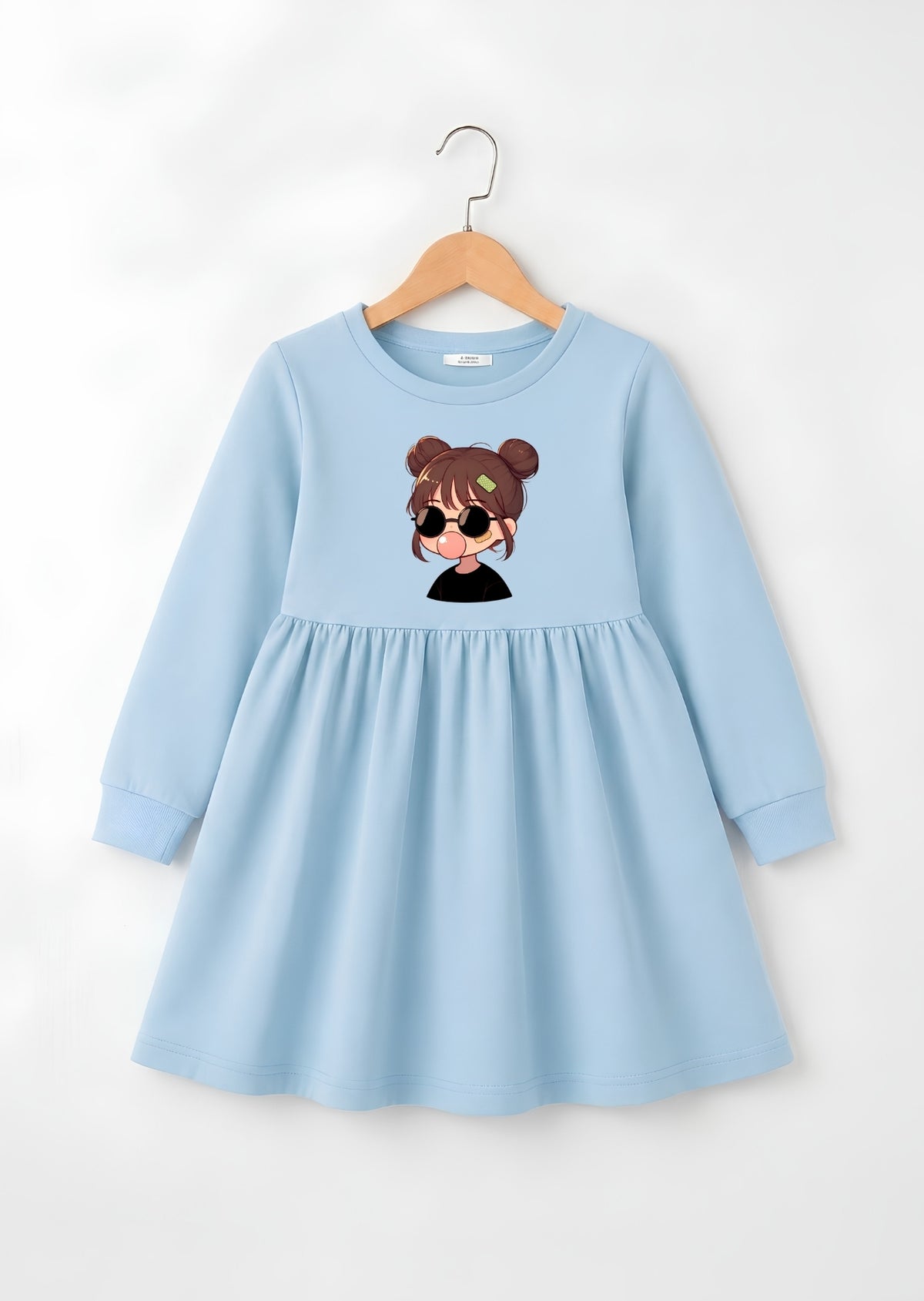 Cool Bubblegum Printed Frock