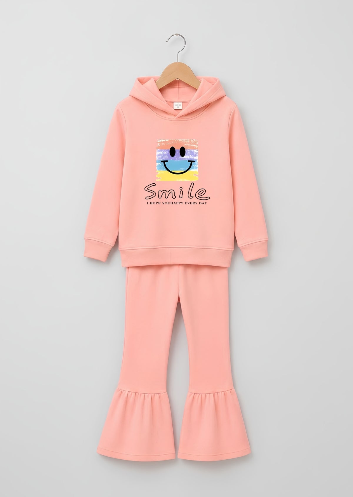 Pastel Smile Flared Tracksuit