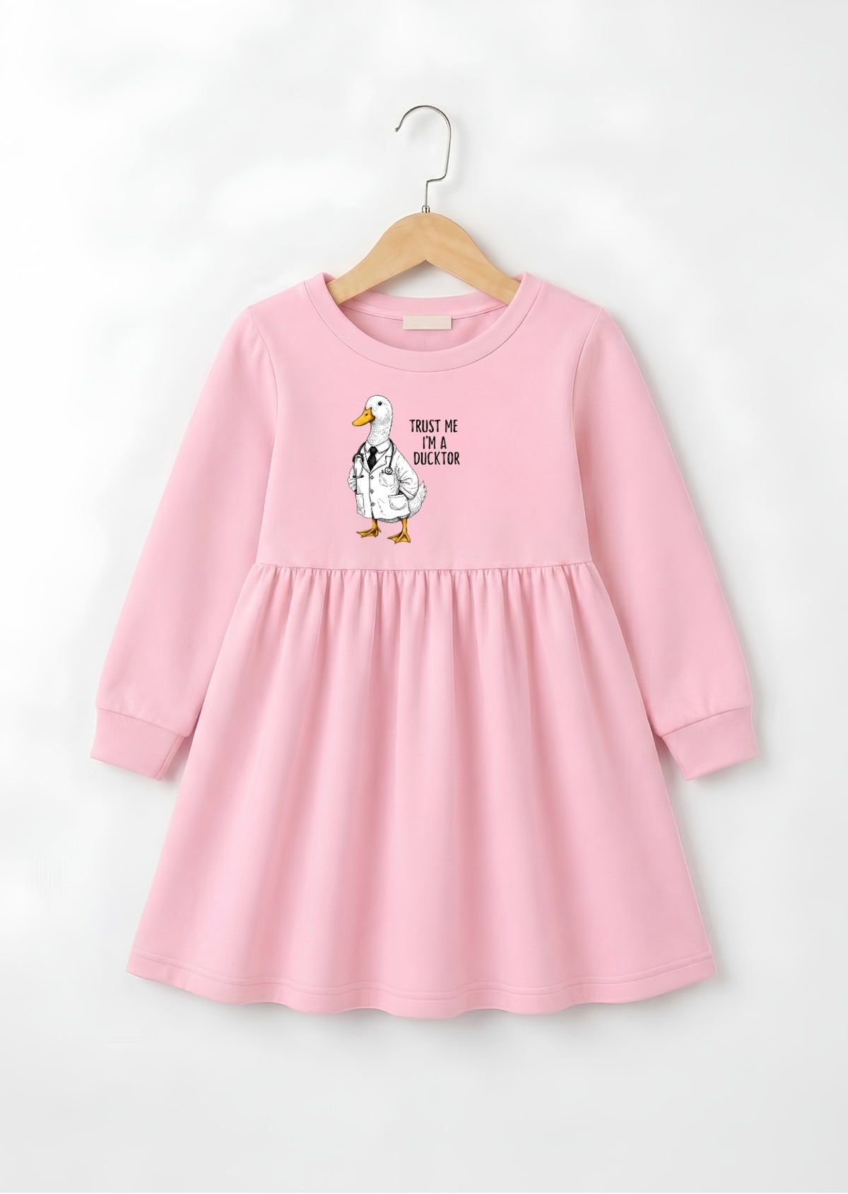 Funny Duck Printed Frock