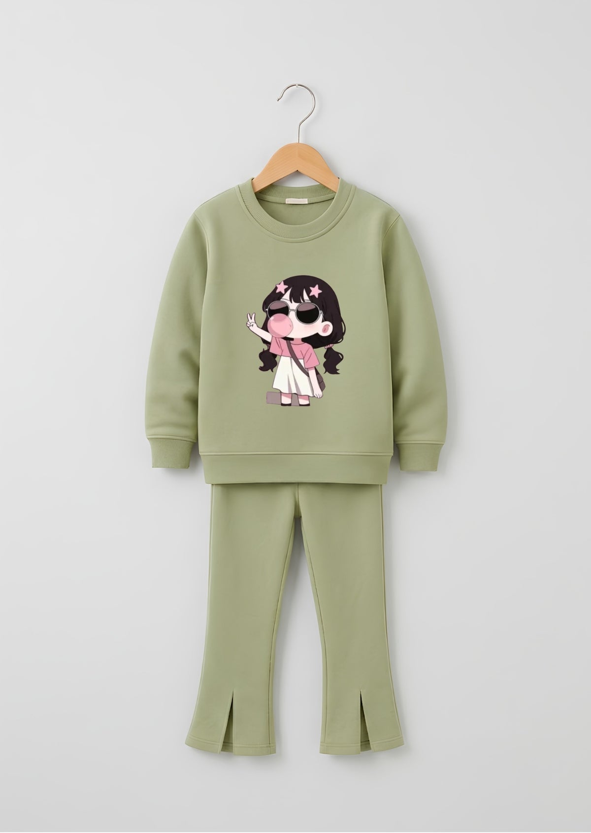 Cool Bubblegum Girl Tracksuit