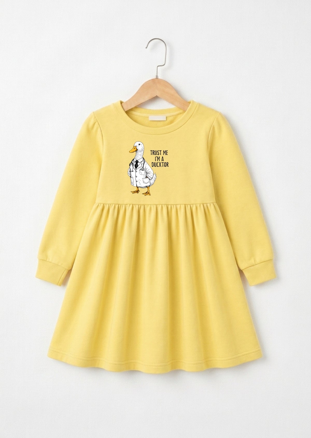 Funny Duck Printed Frock