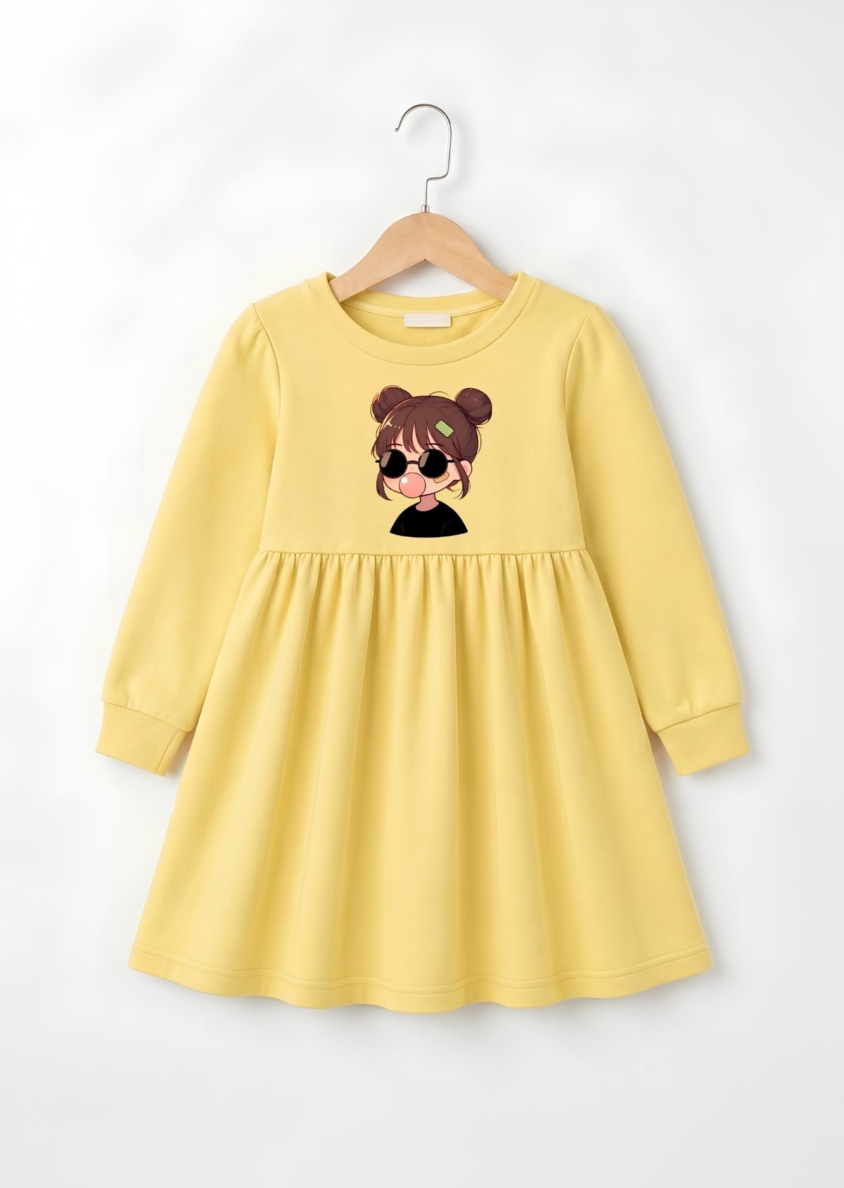 Cool Bubblegum Printed Frock