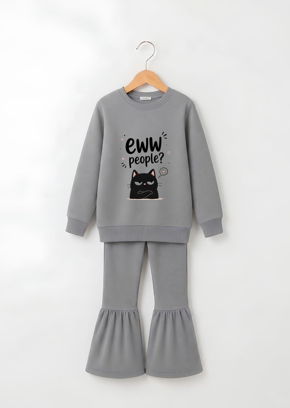 Eww People Cat Flared Tracksuit