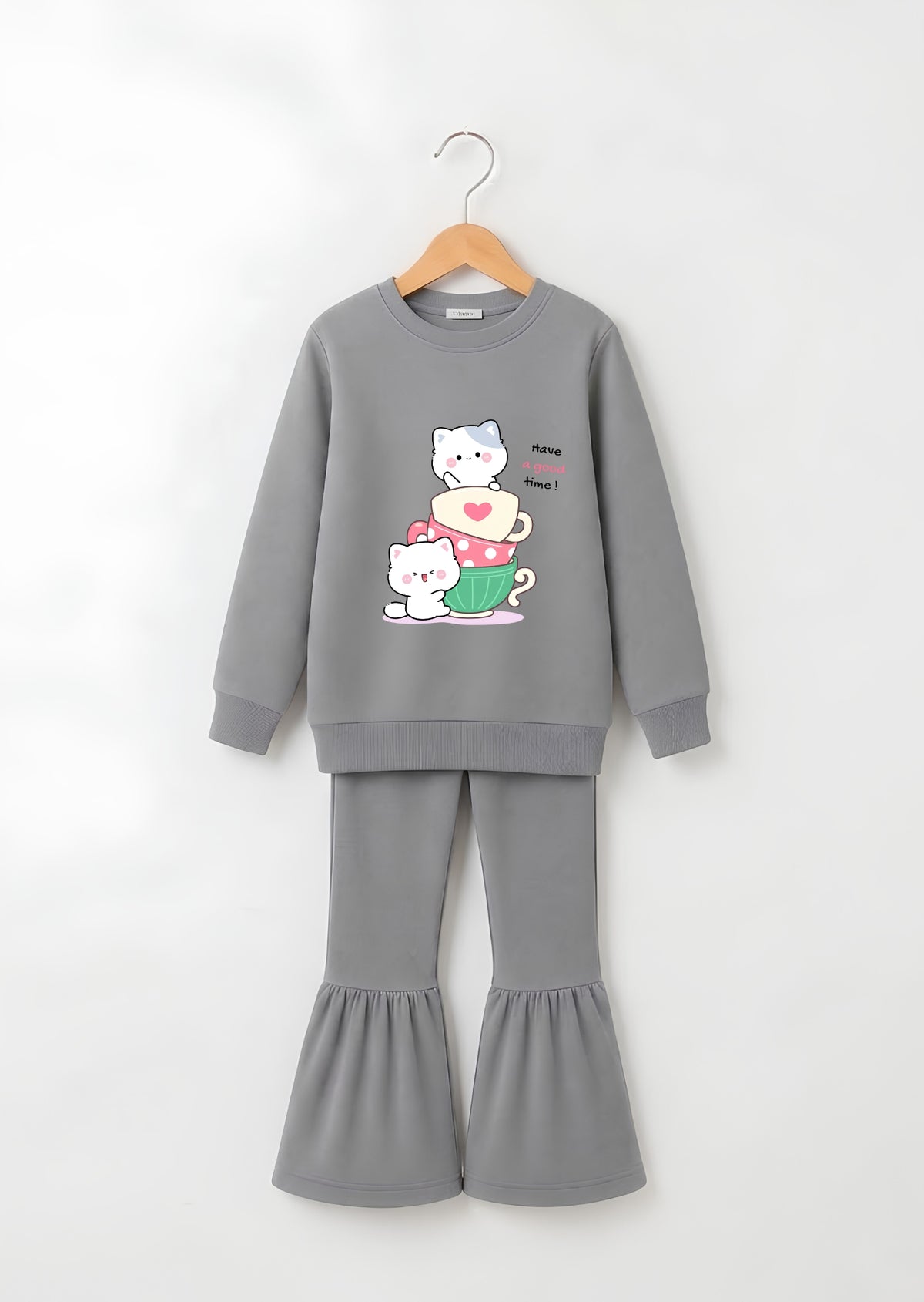 Kittens Teacup Flared Tracksuit