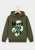 Never Too Late Graphic Hoodie