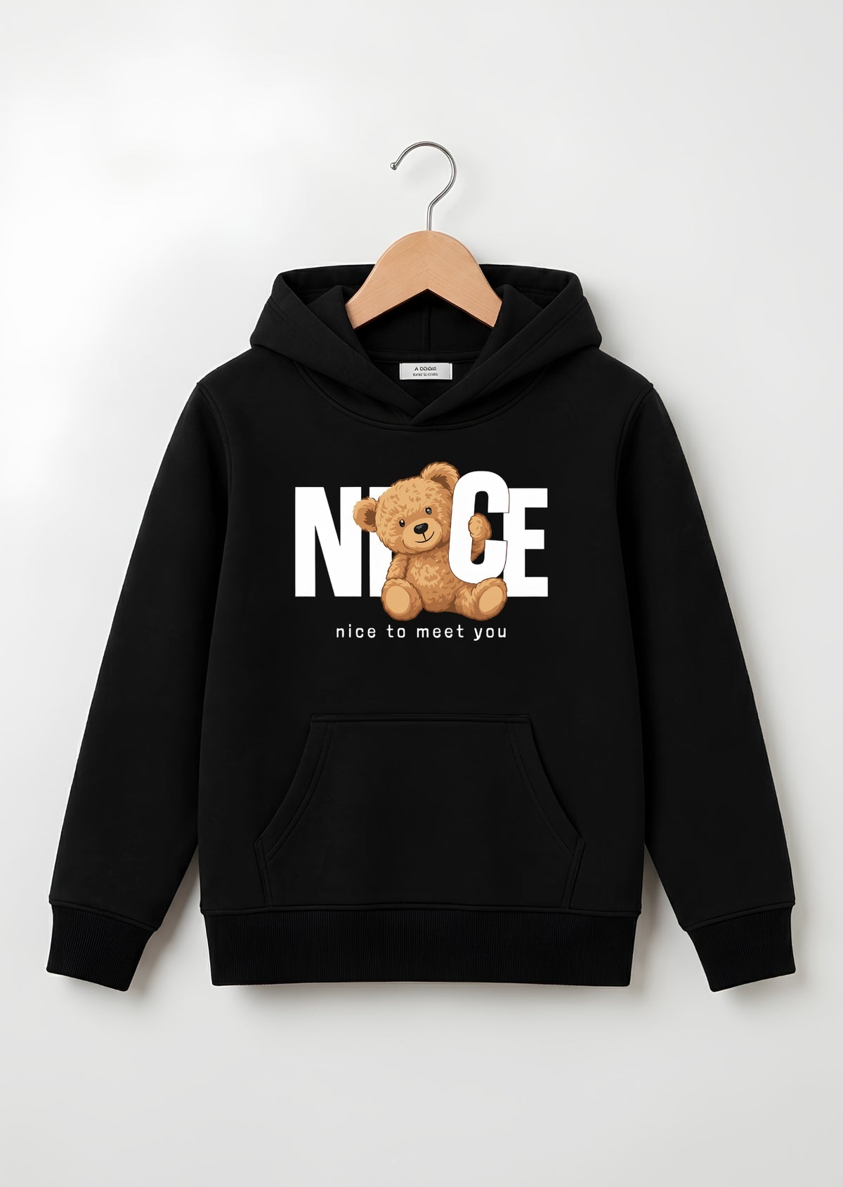 Teddy Bear Graphic Hoodie