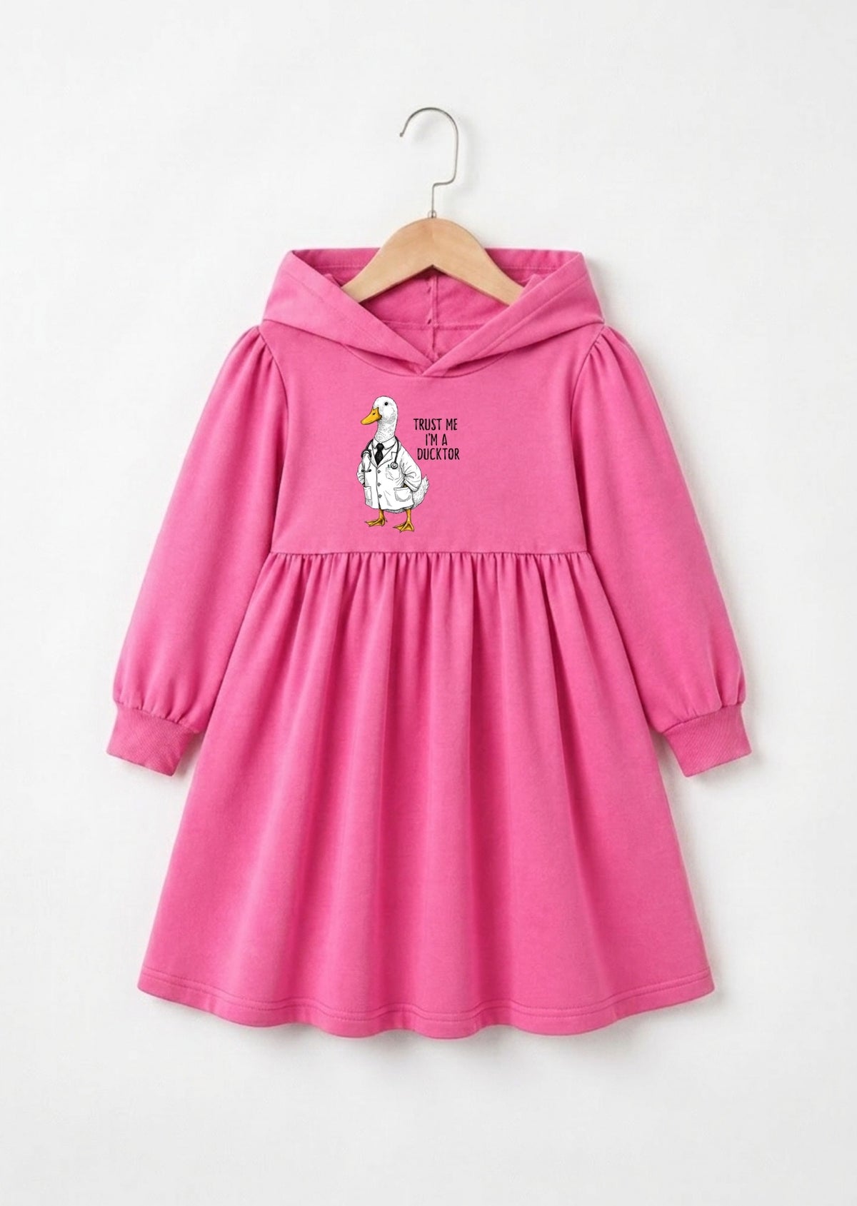 Funny Duck Printed Frock