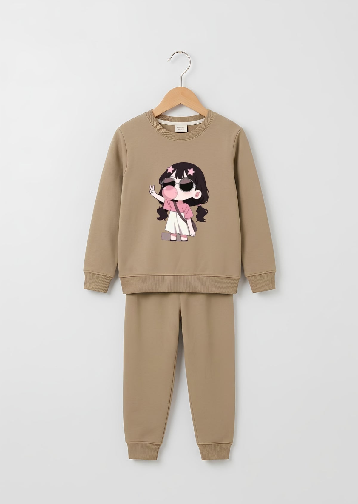 Cool Bubblegum Girl Tracksuit