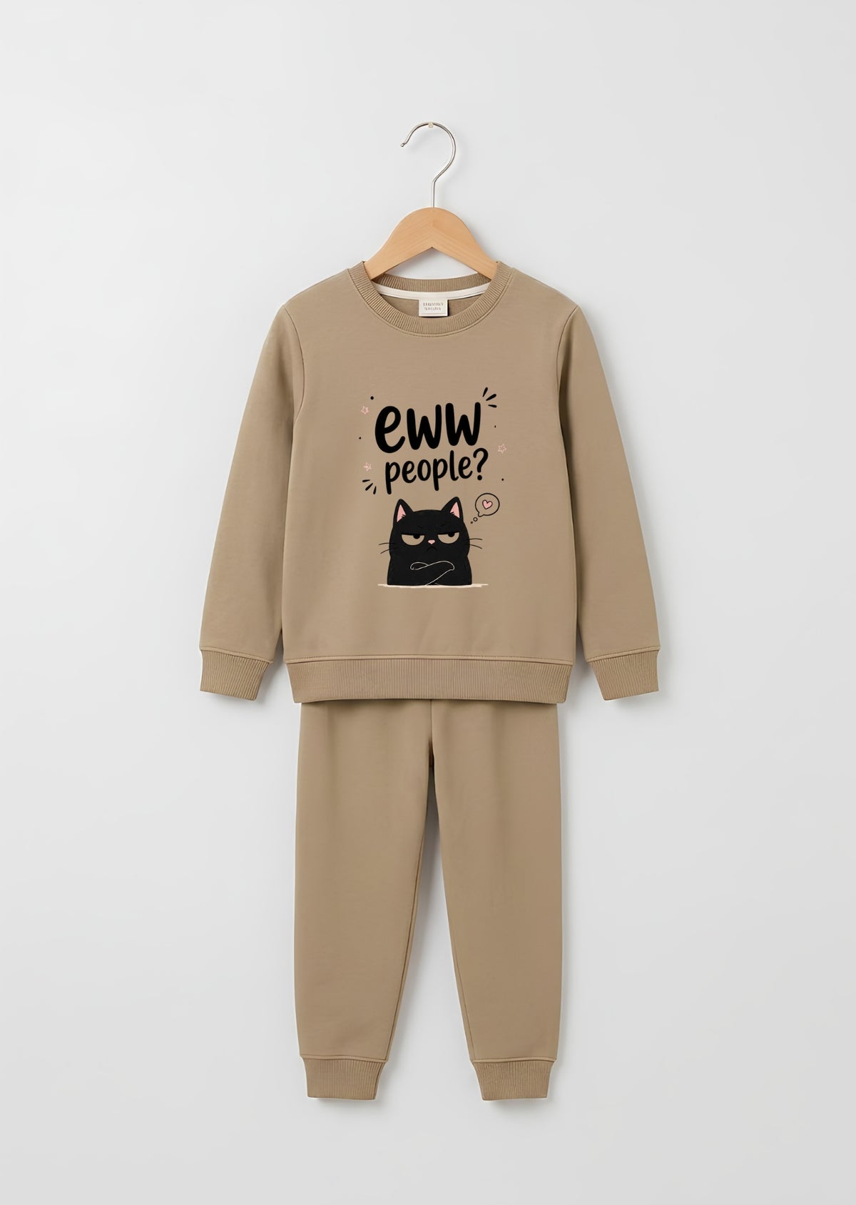 Eww People Cat Flared Tracksuit