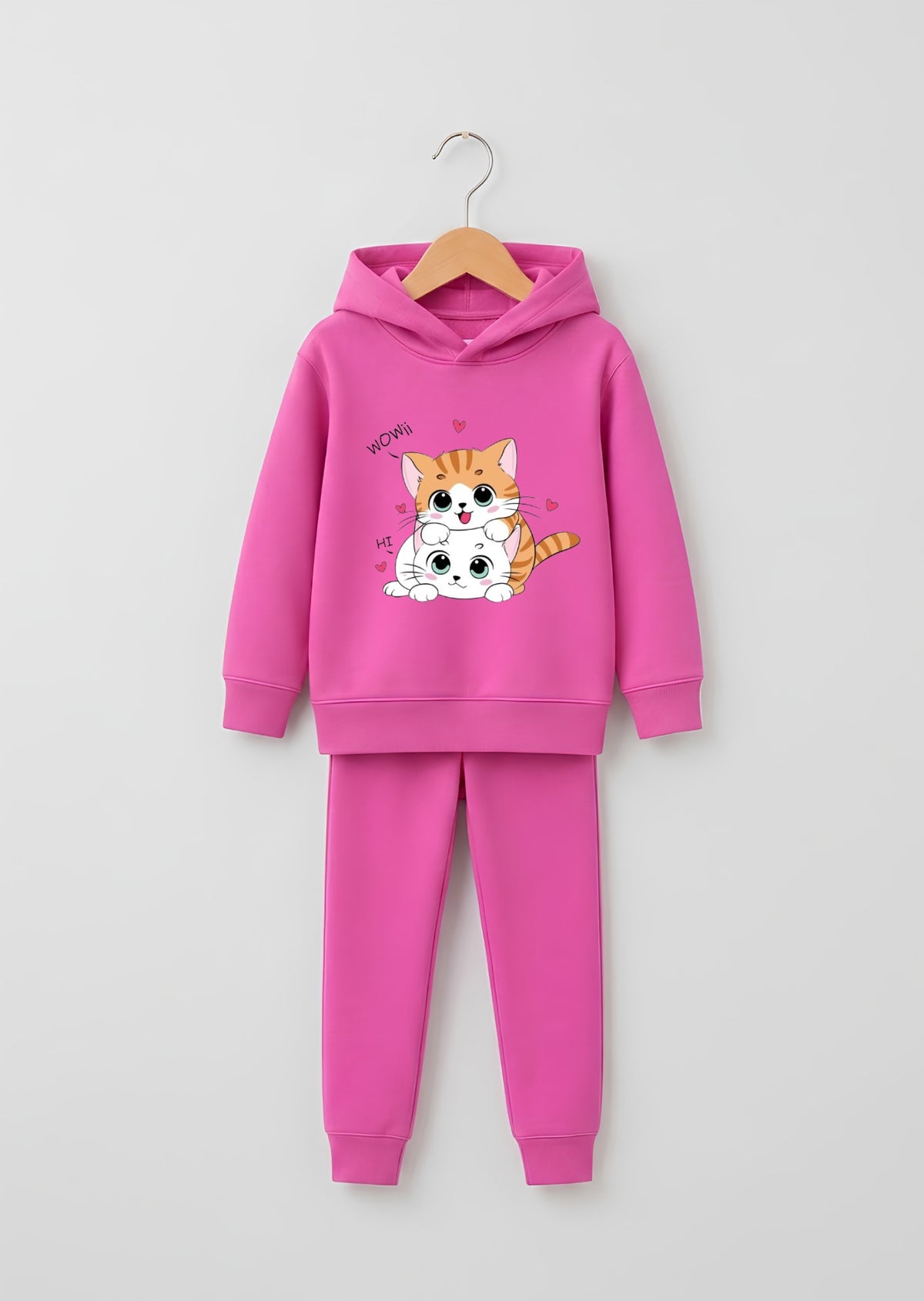 Playful Cat Duo Tracksuit
