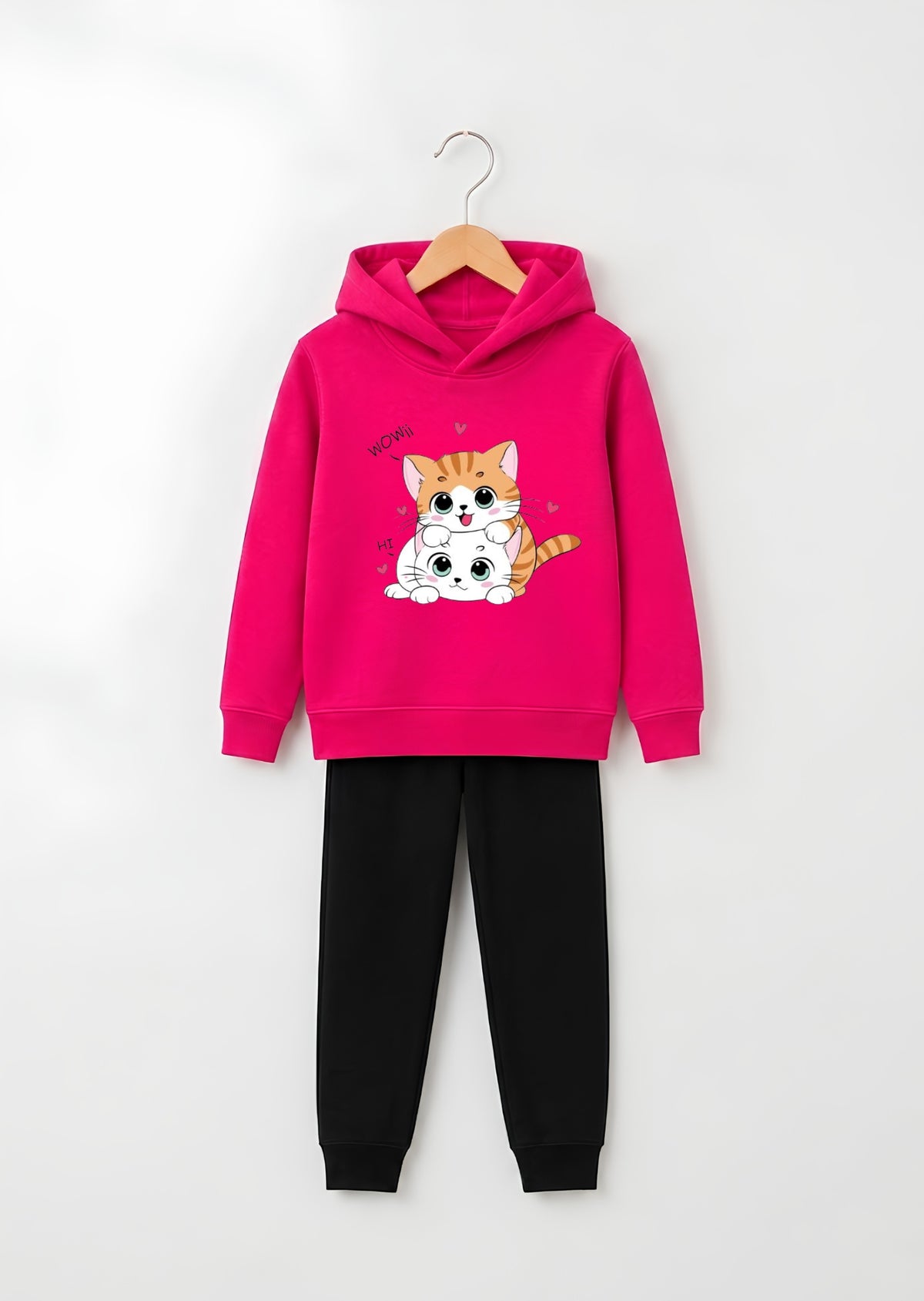Playful Cat Duo Tracksuit