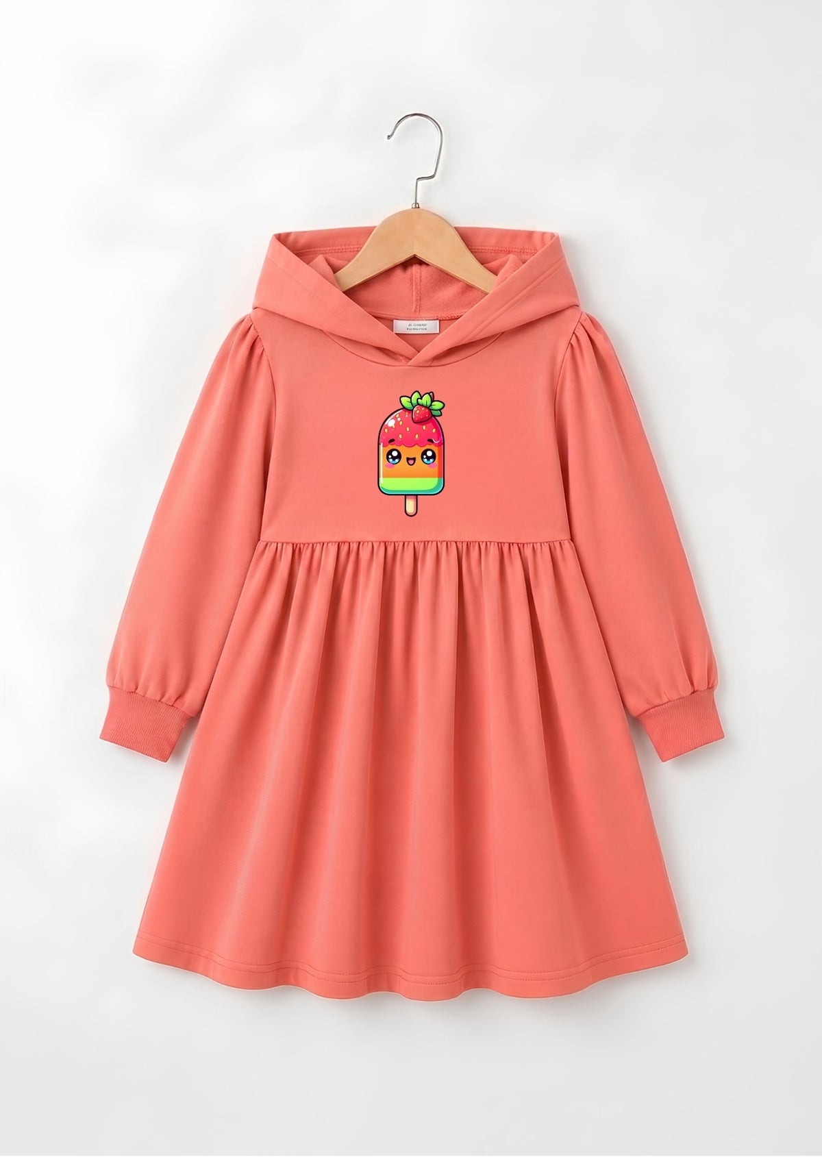 Cute Popsicle Printed Frock