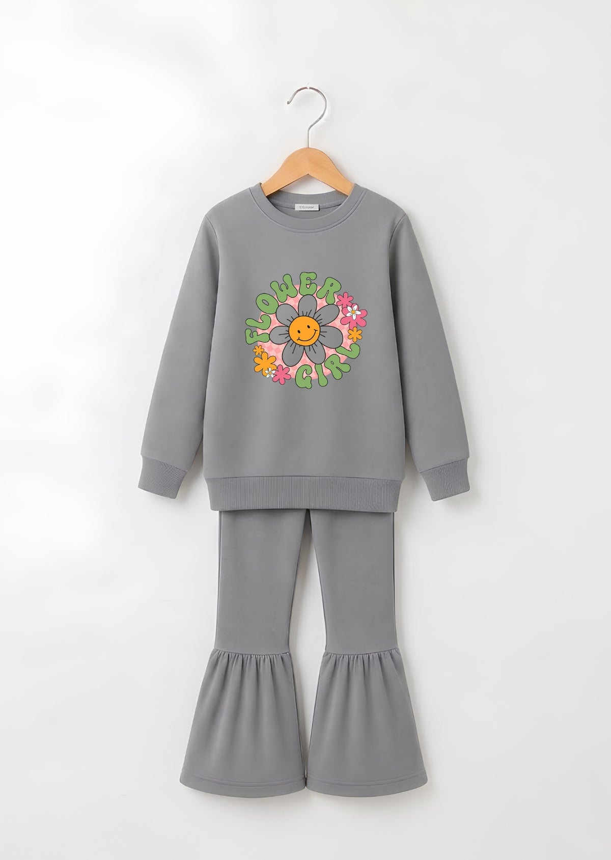 Cute Floral Smiley Tracksuit