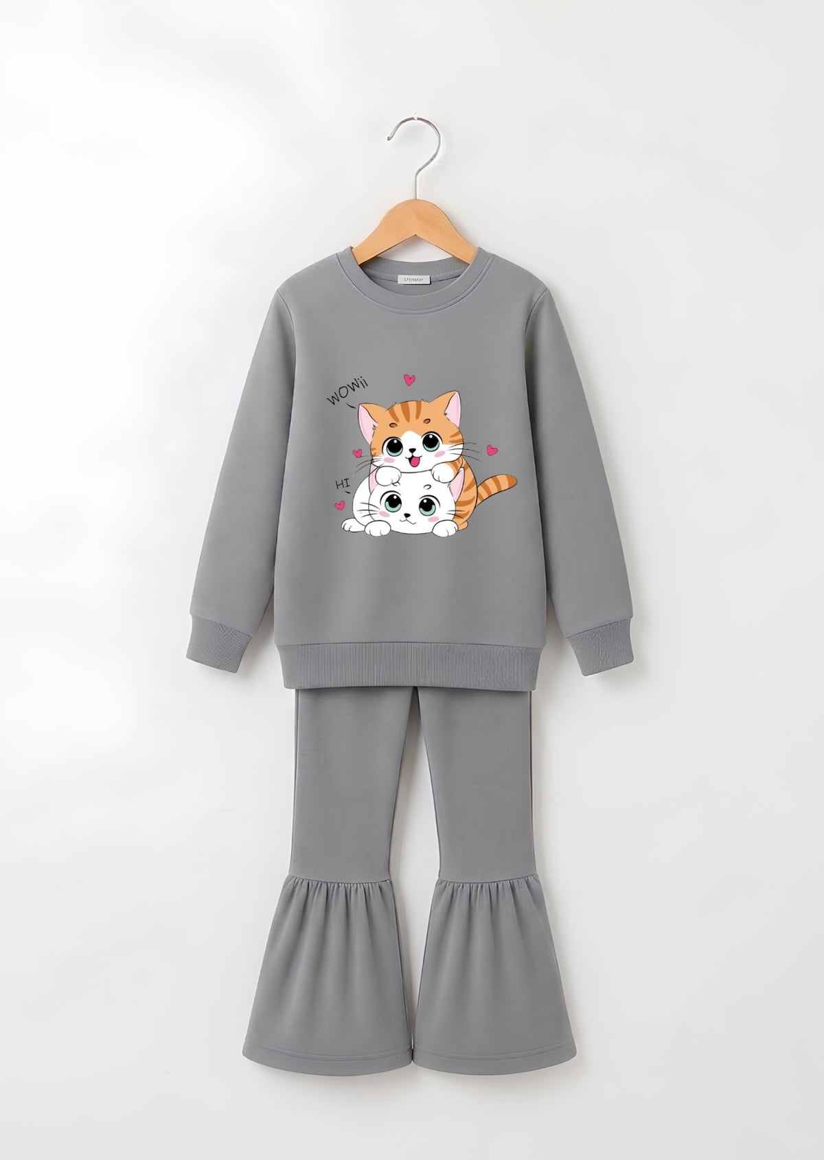 Playful Cat Duo Tracksuit