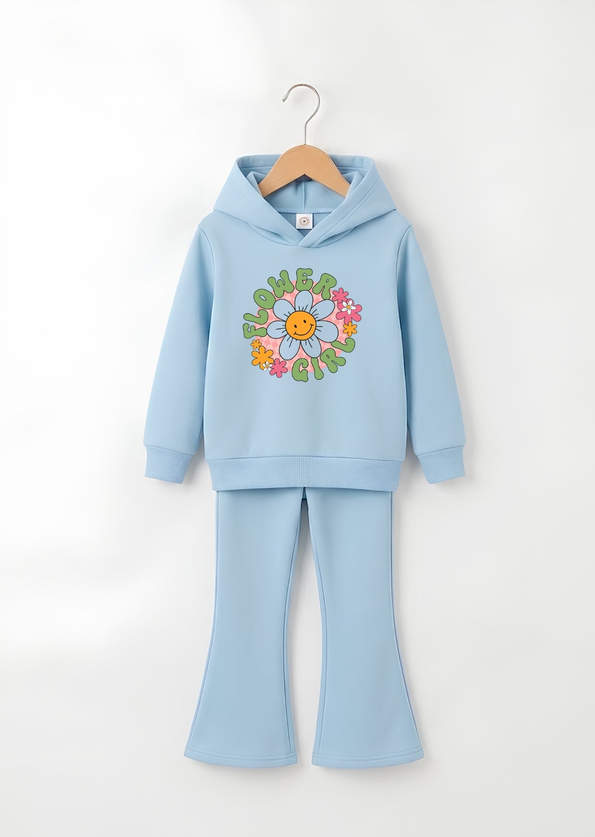 Cute Floral Smiley Tracksuit