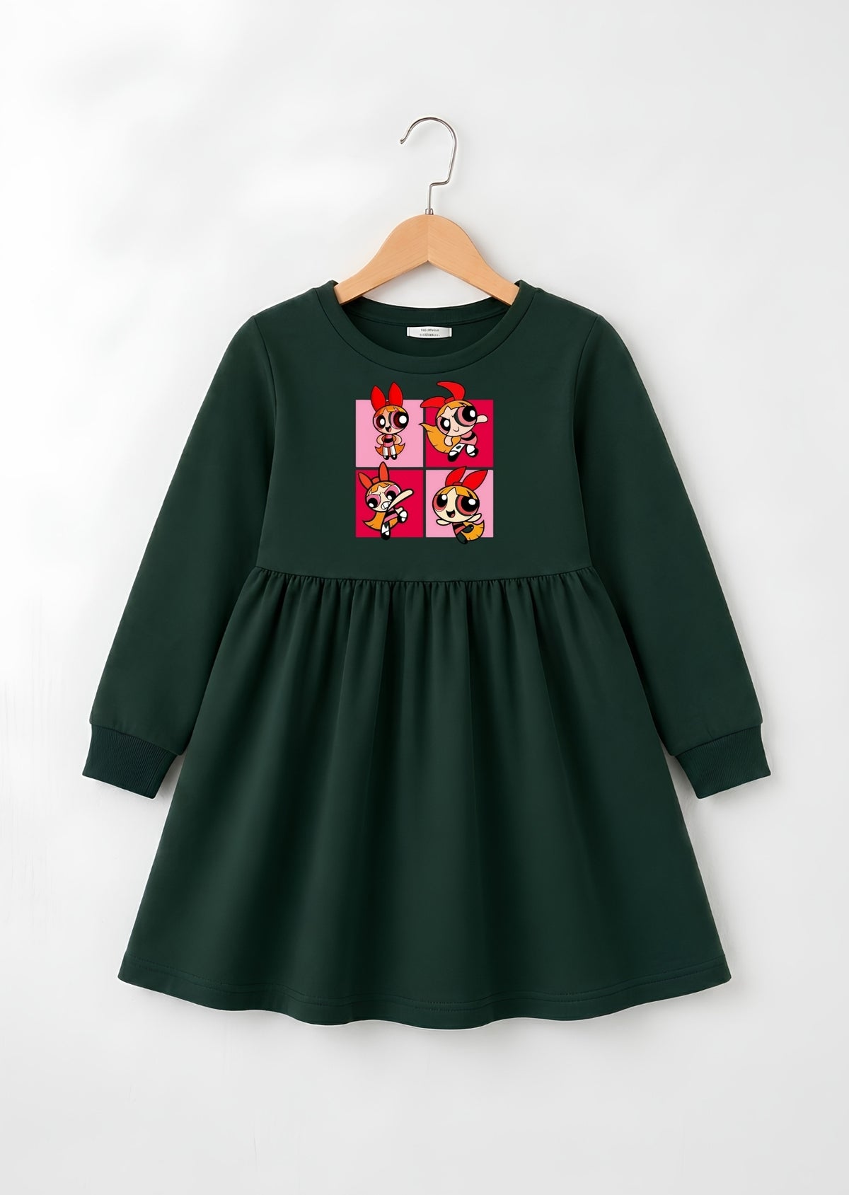 Girls Powerpuff Character Frock