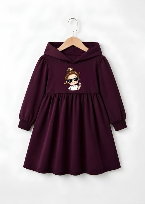 Cool Girl Printed Frock