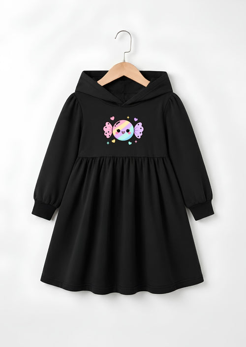 Cute Candy Printed Frock