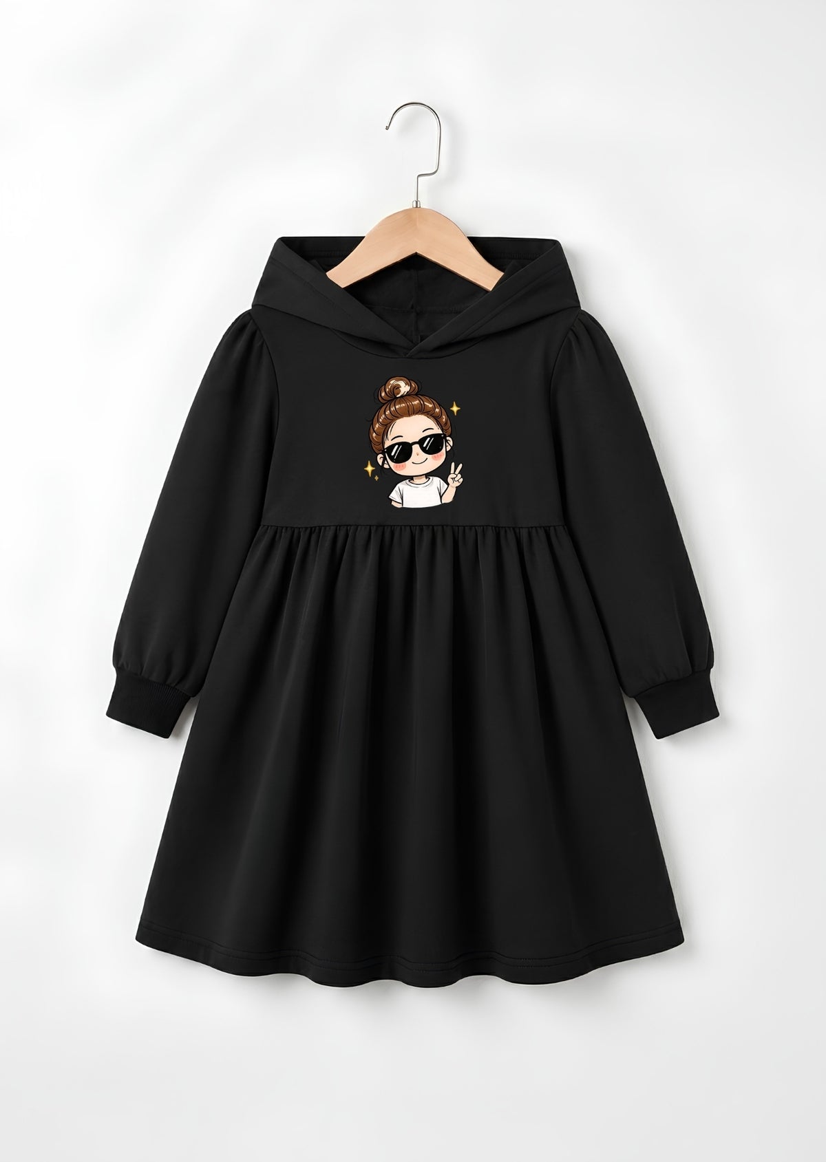 Cool Girl Printed Frock
