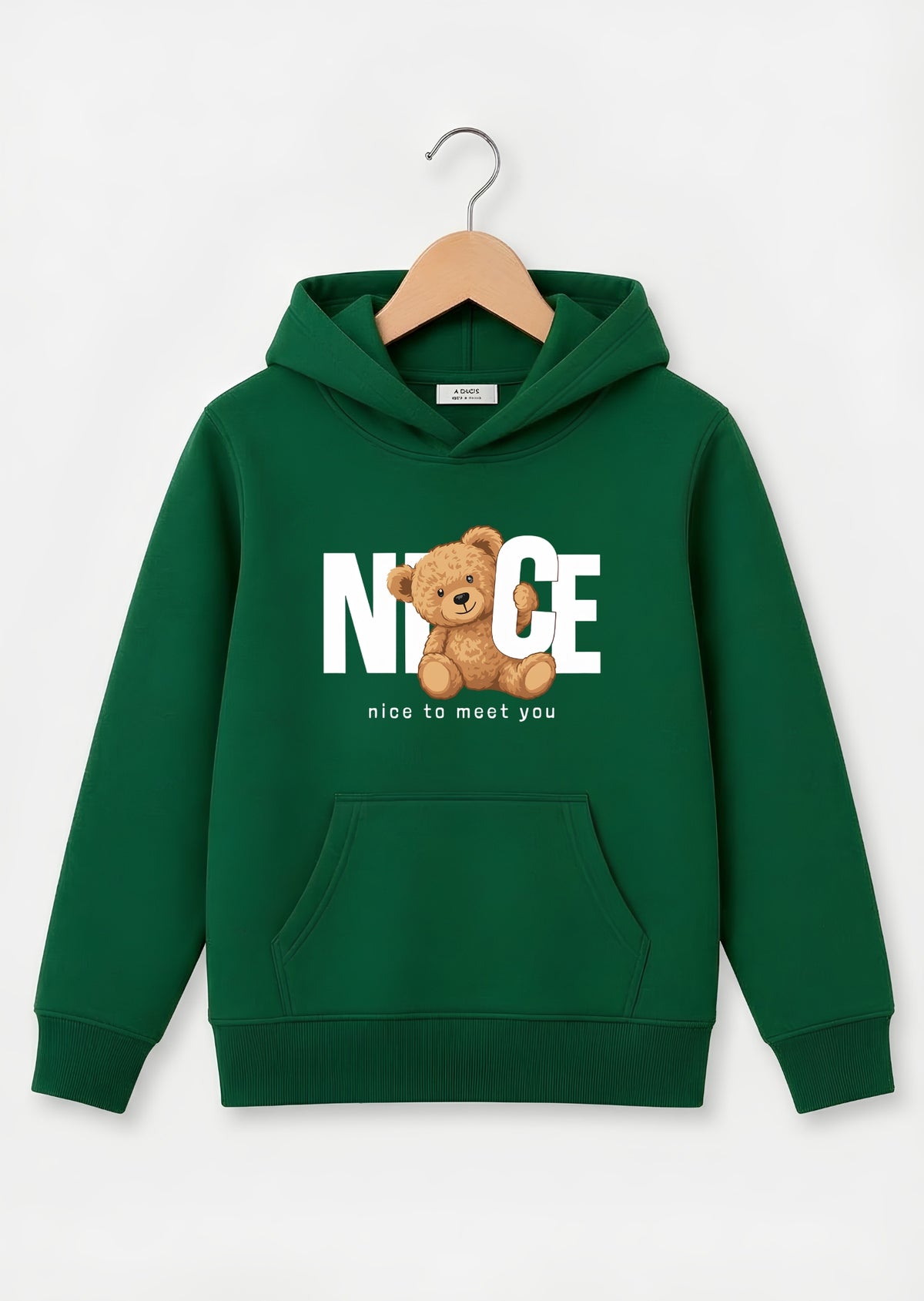Teddy Bear Graphic Hoodie