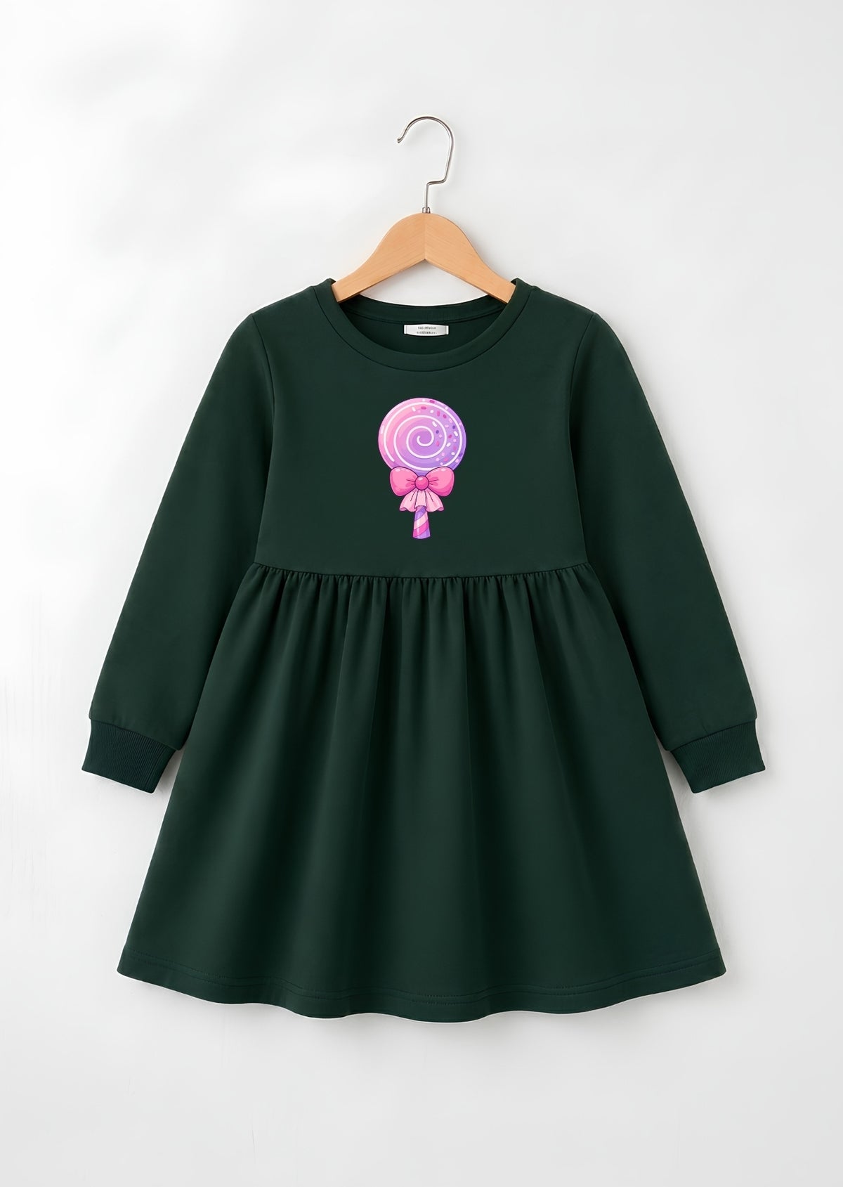 Cute Lollipop Printed Frock