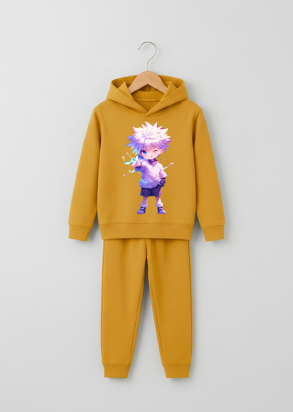 Electric Lightning Anime Hero Graphic Tracksuit